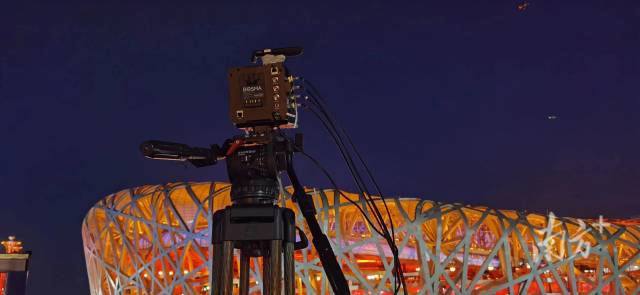 广州博冠光电科技股份有限公司研发的8K 50P小型化广播级摄像机参与北京冬奥会转播。受访者供图